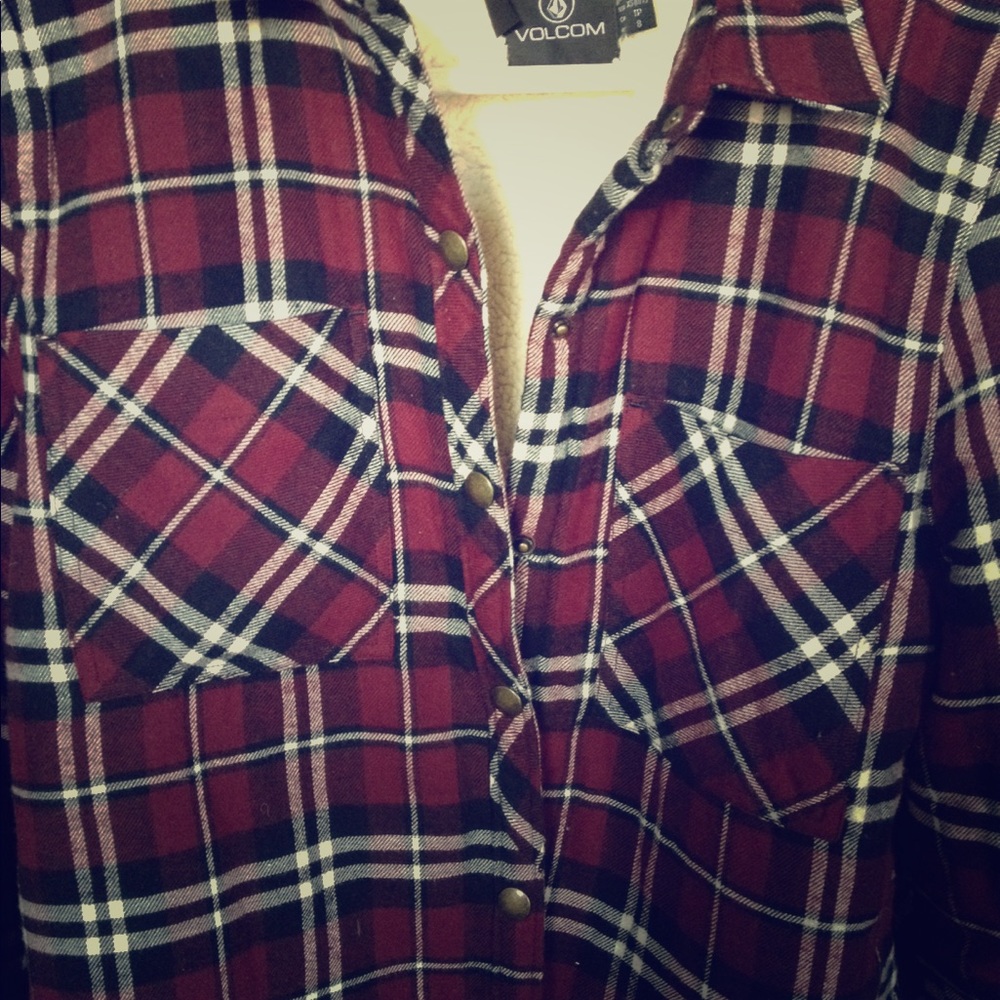Fleeced lined flannel